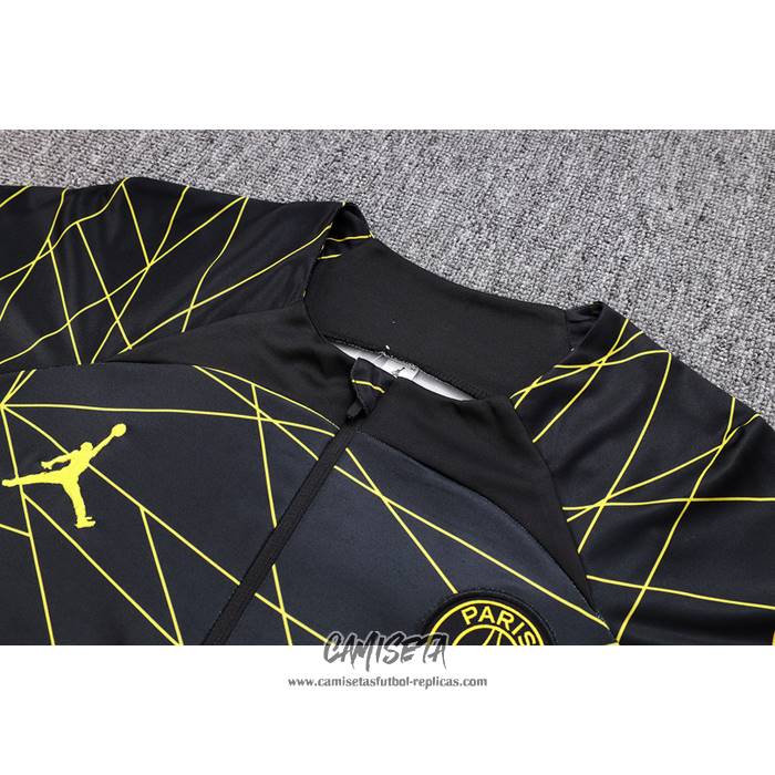 Chandal de Sudadera del Paris Saint-Germain Jordan 2023-2024 Nino Negro